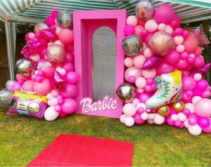 Barbie themed walk in box hire service